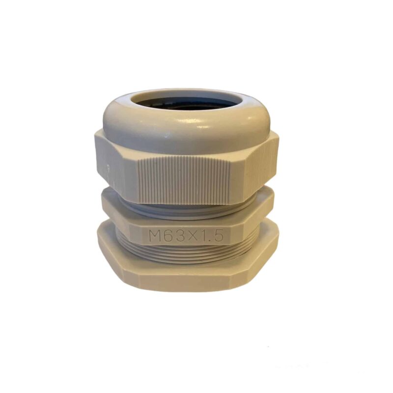 Nippel M63 med kontramutter