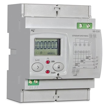 Modulær måler 5A 230/400V MID