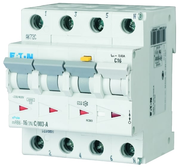 Eaton Jordfeilautomat mRB6-16/3N/C/003-A
