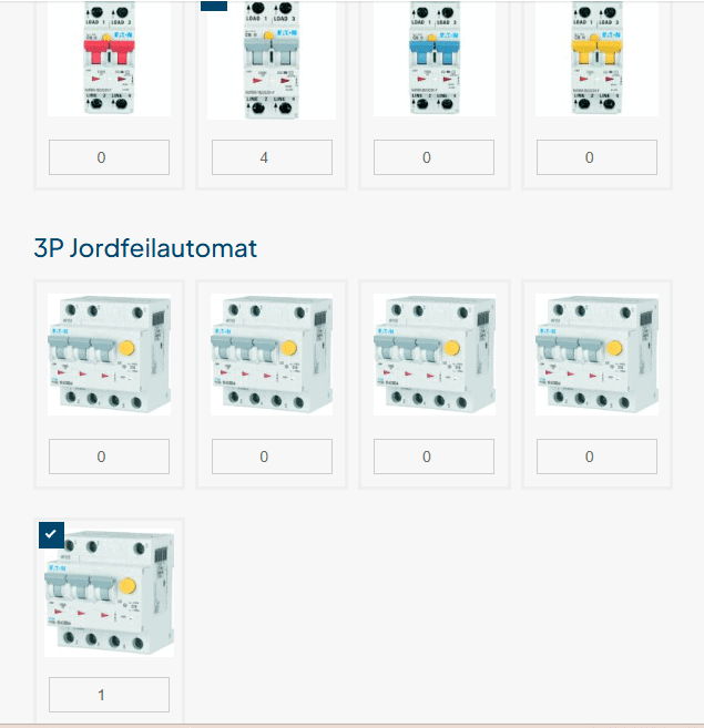 Pro max 5 komponentvelger 3