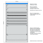 Underfordeling 5-10 rader 1200 bredde IT 230V
